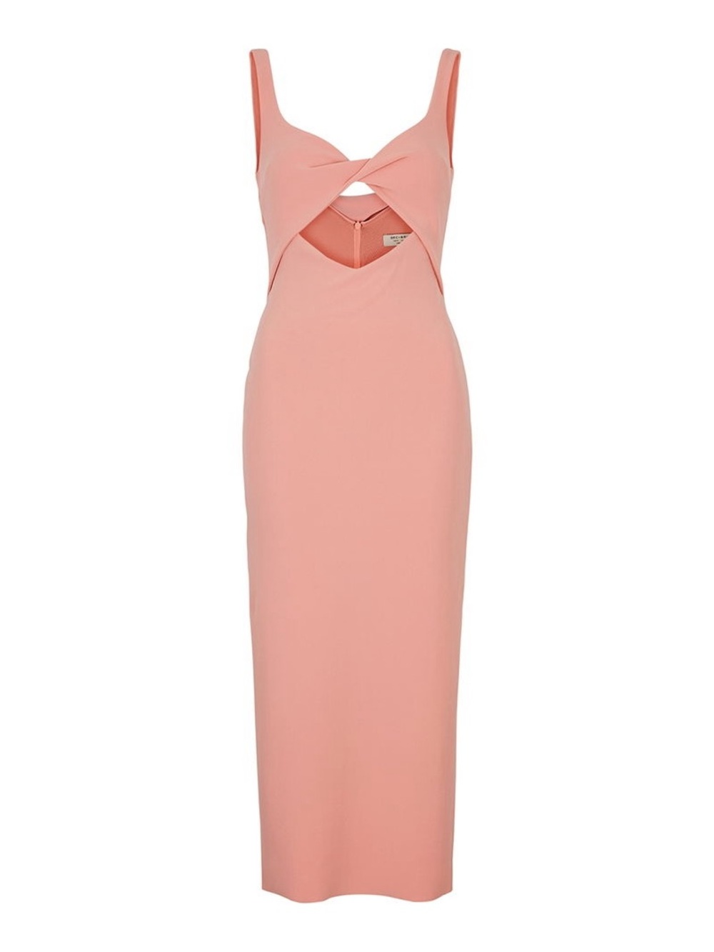 Bec & Bridge Twist-Front Cutout Midi Dress in Pink - Picture 6 of 10